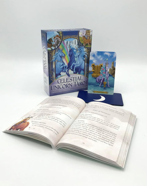 Celestial Unicorn Tarot & Oracle Deck 78 Cards with Guidebook Llewellyn