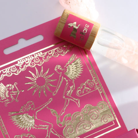 Hop Hare Rose Quartz Love Roll-On Oil Rose & Clary Sage Essential Blend