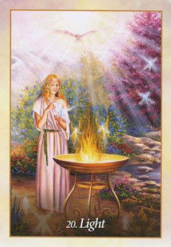 Oracle of the Angels 44-Card Deck by Mario Duguay, Blue Angel