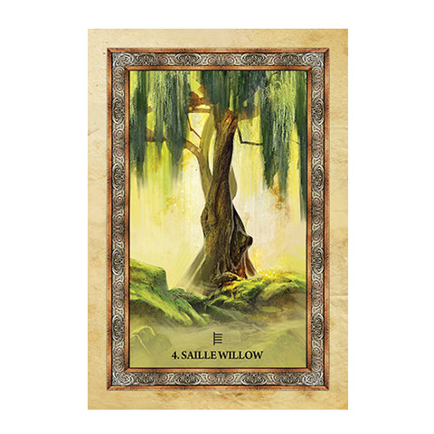 Celtic Tree Oracle Cards by Blue Angel 25-Card Deck & Guidebook Set
