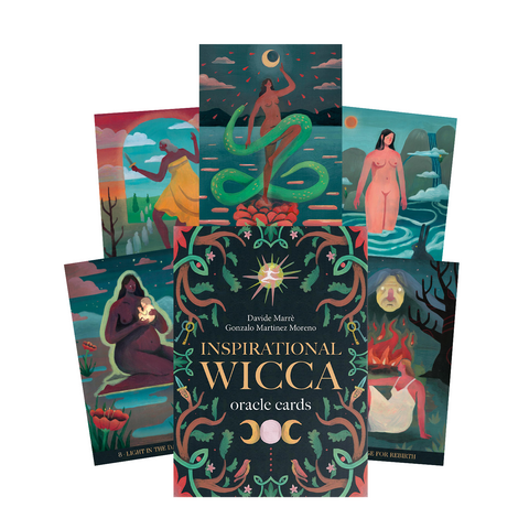 Inspirational Wicca  Spiritual Journey Oracle Cards Deck & Guidebook