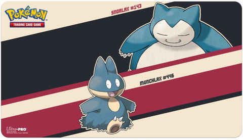 Ultra PRO Pokémon Playmat Mousepad Snorlax & Munchlax 24x13.5 TCG Desk Mat