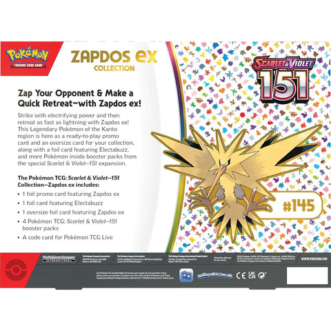 Pokemon TCG: Scarlet & Violet 151 - Zapdos Ex Box (ENG)