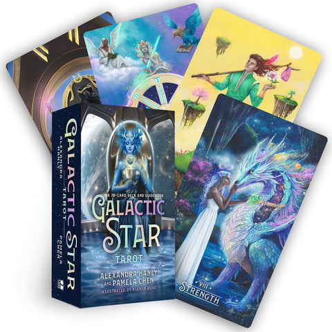 Galactic Star Tarot Deck by Hay House 78 Card Set with Guidebook