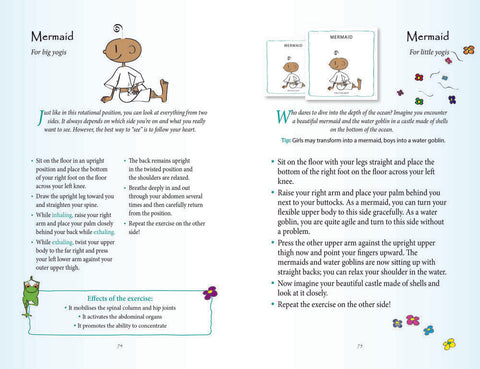 Yoga With The Little Yogi Cards Deck Book Set for Children Adults Agm 1067030707