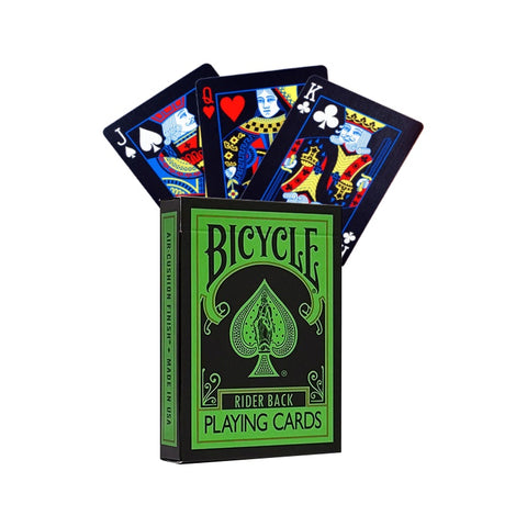 Bicycle Reverse Black Green Playing Cards Deck for Poker & Magic Tricks