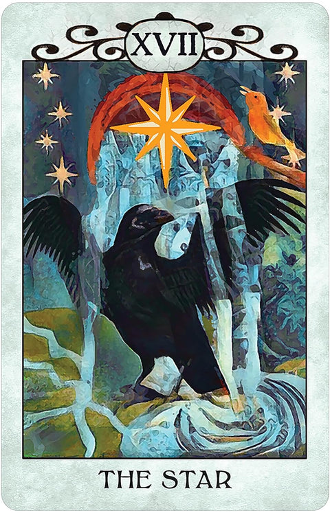 Crow Tarot Pocket Edition Cards Deck Animals Birds Wisdom