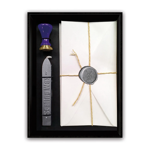 Triple Goddess Wax Seal Stationery Set Envelopes Cards Lo Scarabeo