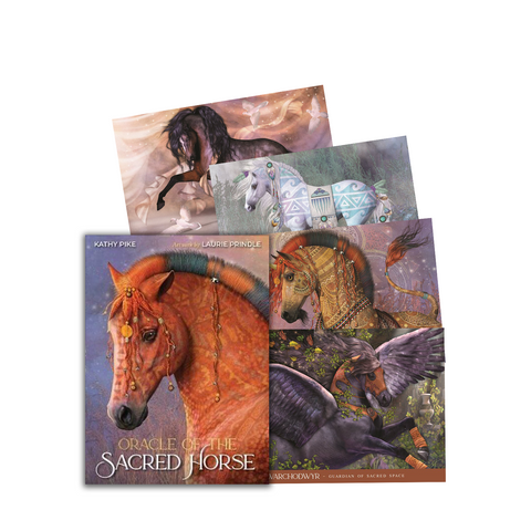 Oracle Of The Sacred Horse Cards Deck And Guidebook Blue Angel