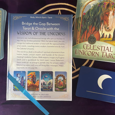 Celestial Unicorn Tarot & Oracle Deck 78 Cards with Guidebook Llewellyn