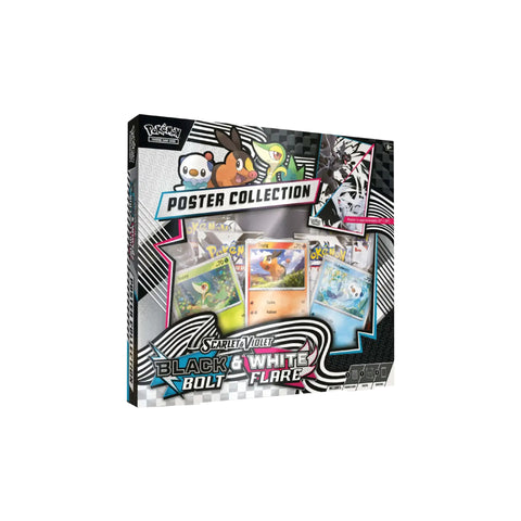 Pokemon TCG Scarlet & Violet Unova Poster Collection Black Bolt White Flare