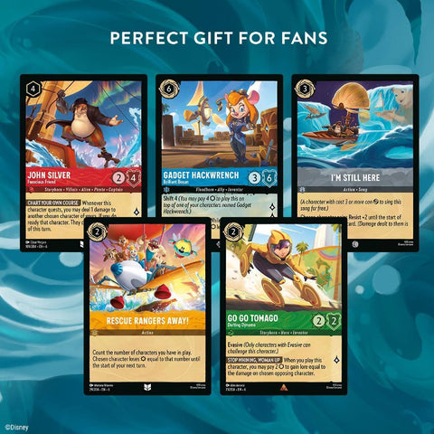 Disney Lorcana Shimmering Skies Emerald Steel Starter Deck