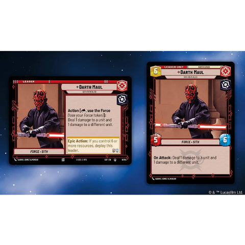 Star Wars Unlimited: Legends of the Force Spotlight Deck Display (6 Decks)