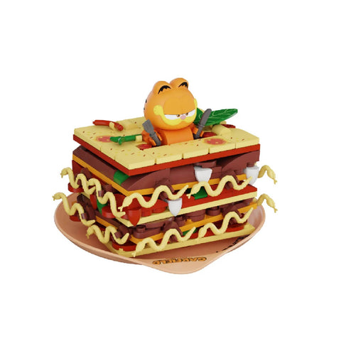 Garfield Foodie Lasagna Building Set Cartoon Model Kit Blocks Toy
