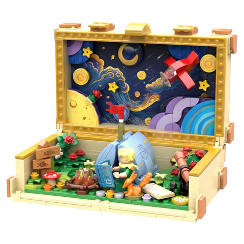 The Little Prince Suitcase Building Set Fantasy Model Kit Blocks Toy