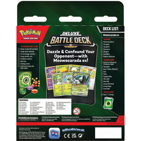 Pokémon TCG: Meowscarada Ex Deluxe Battle Deck
