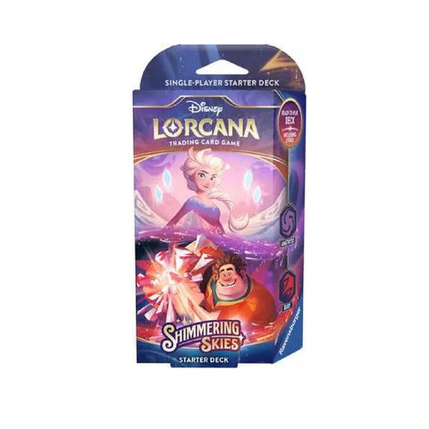 Disney Lorcana Shimmering Skies Amethyst Ruby Starter Deck