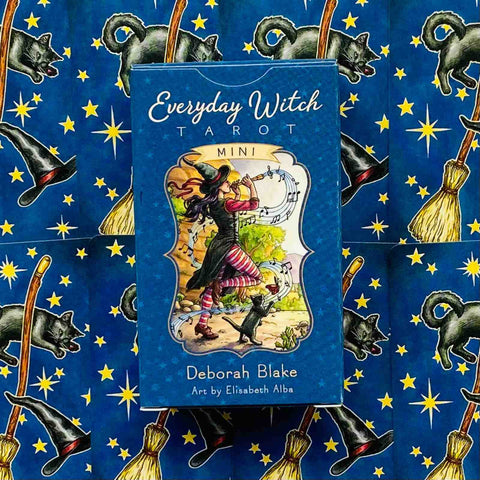 Everyday Witch Tarot Mini Cards Deck Llewellyn Deborah Blake Elisabeth Alba
