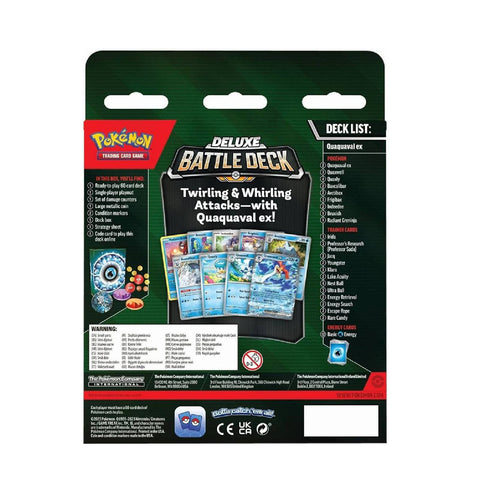 Pokémon TCG: Quaquaval Ex Deluxe Battle Deck