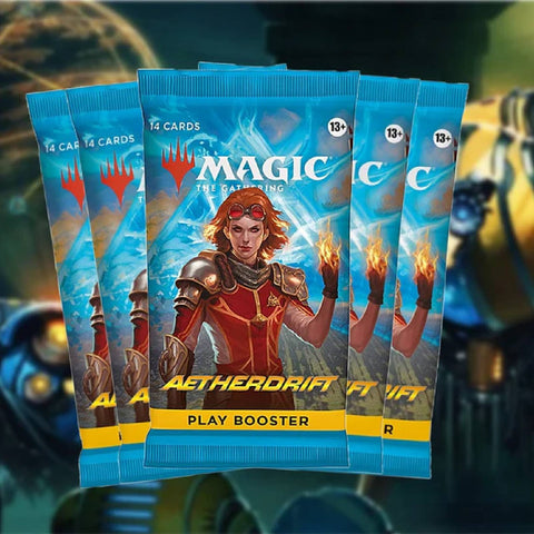MTG Aetherdrift Play Booster Box (30 Packs) Collectible Cards