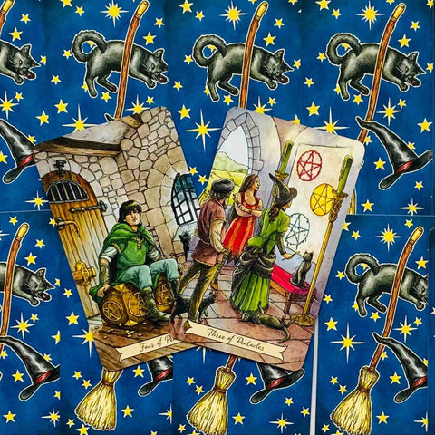 Everyday Witch Tarot Mini Cards Deck Llewellyn Deborah Blake Elisabeth Alba