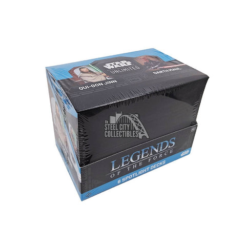 Star Wars Unlimited: Legends of the Force Spotlight Deck Display (6 Decks)