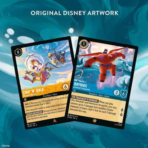 Disney Lorcana Shimmering Skies Emerald Steel Starter Deck
