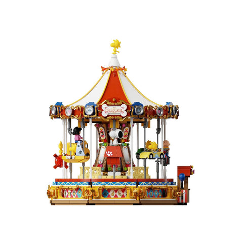 Snoopy Carousel Building Set – Peanuts Construction Model Kit