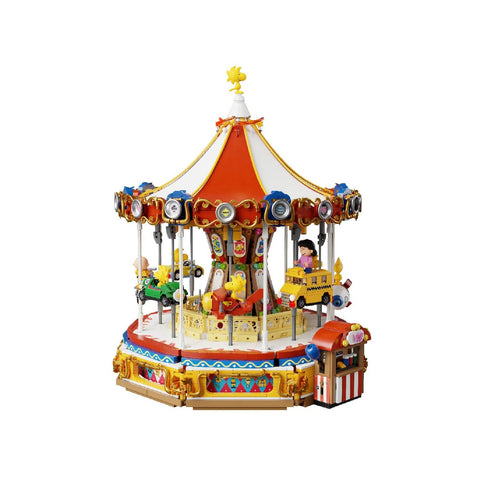 Snoopy Carousel Building Set – Peanuts Construction Model Kit