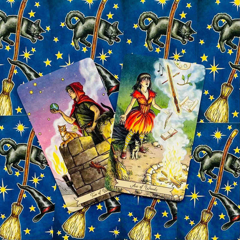 Everyday Witch Tarot Mini Cards Deck Llewellyn Deborah Blake Elisabeth Alba