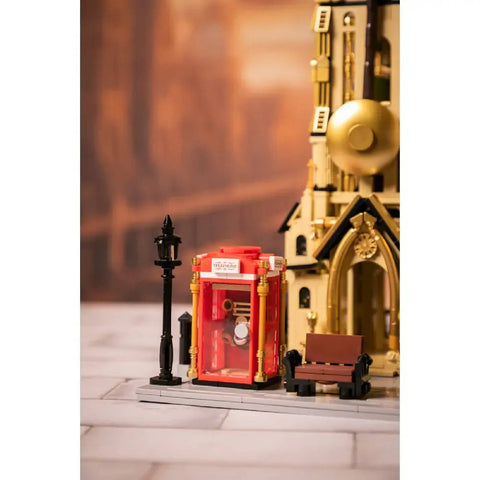 Steampunk Clock Tower Park Building Set Model Kit Blocks Toy Vintage Style
