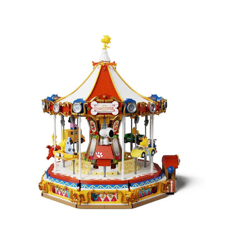 Snoopy Carousel Building Set – Peanuts Construction Model Kit