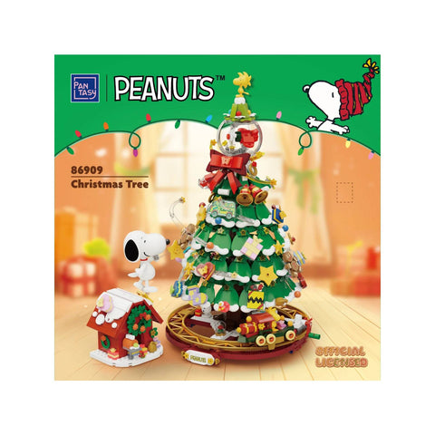 Snoopy Christmas Tree Building Set Peanuts Holiday Model Kit Blocks Toy