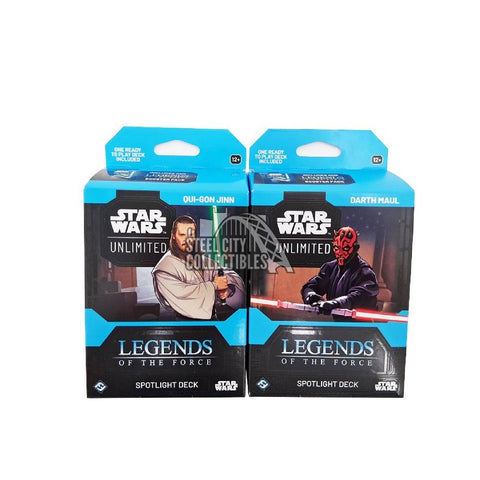 Star Wars Unlimited: Legends of the Force Spotlight Deck Display (6 Decks)