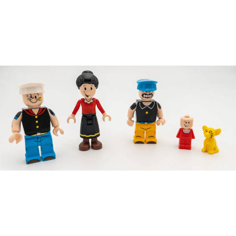 Popeye Treasure Hunt Steamship Building Set Model Kit Blocks Toy