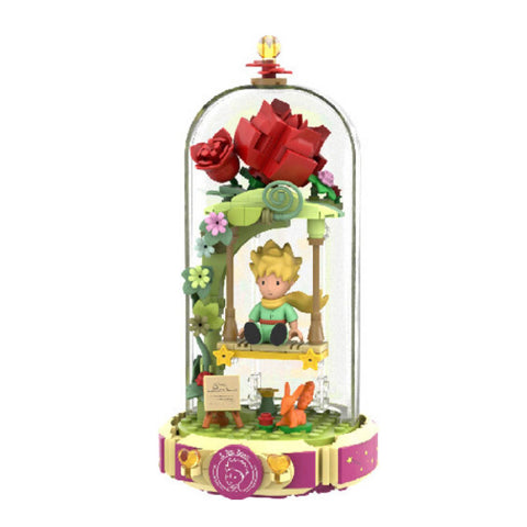 The Little Prince Rose Swing Building Set Fantasy Model Kit Blocks Toy