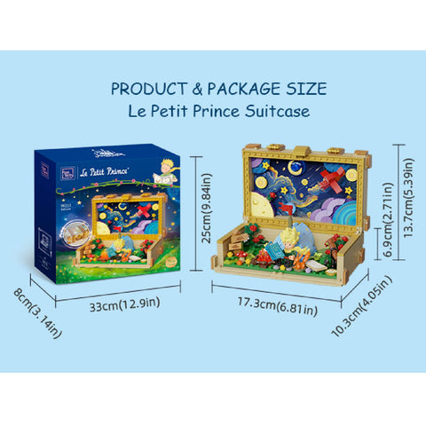 The Little Prince Suitcase Building Set Fantasy Model Kit Blocks Toy