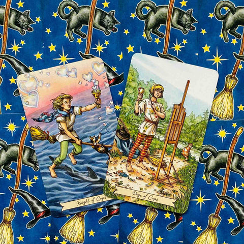Everyday Witch Tarot Mini Cards Deck Llewellyn Deborah Blake Elisabeth Alba