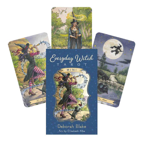 Everyday Witch Tarot Mini Cards Deck Llewellyn Deborah Blake Elisabeth Alba