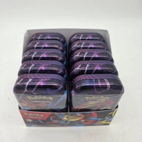 Pokémon TCG: ME01 Mega Heroes Mini Tin Display (10)