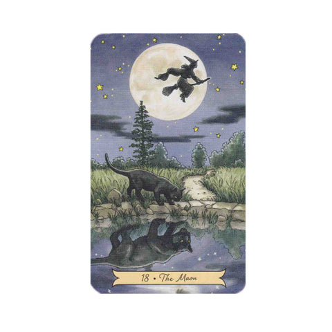 Everyday Witch Tarot Mini Cards Deck Llewellyn Deborah Blake Elisabeth Alba