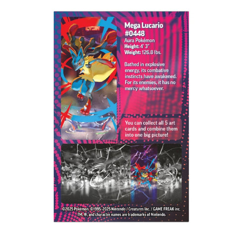 Pokémon TCG: ME01 Mega Heroes Mini Tin Display (10)