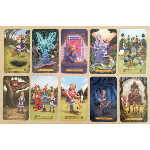 Tarot In Wonderland Tarot Cards Deck Barbara Moore Telling Llewellyn