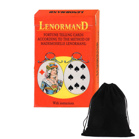 Mlle Lenormand Oracle Cards Deck Esoteric Telling With Bag