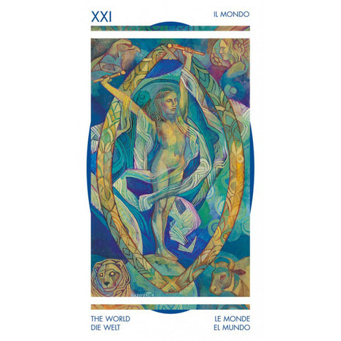 Crystal Tarot Deck Cards Esoteric Fortune Telling Lo Scarabeo