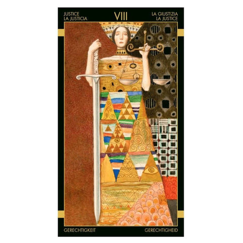 Golden Tarot Of Klimt Deck Cards Multilingual Lo Scarabeo By Gustav Klimt