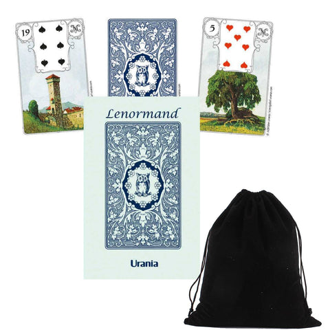 Blue Owl By Mlle Lenormand Cards Deck Oracle Esoteric Agm With Bag