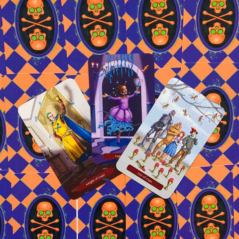 Trick Or Treat Tarot Cards Deck Llewellyn By Barbara Moore Contemporary