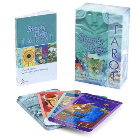 Simply Deep Tarot Cards Deck Schiffer Publishing By Chanel Bayless With Bag