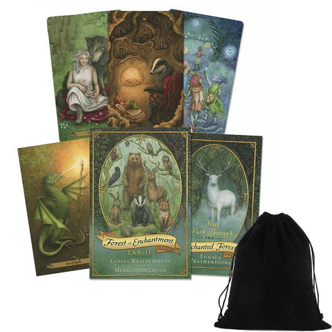 Forest Of Enchantment Tarot Cards Deck Lunaea Weatherstone With Bag